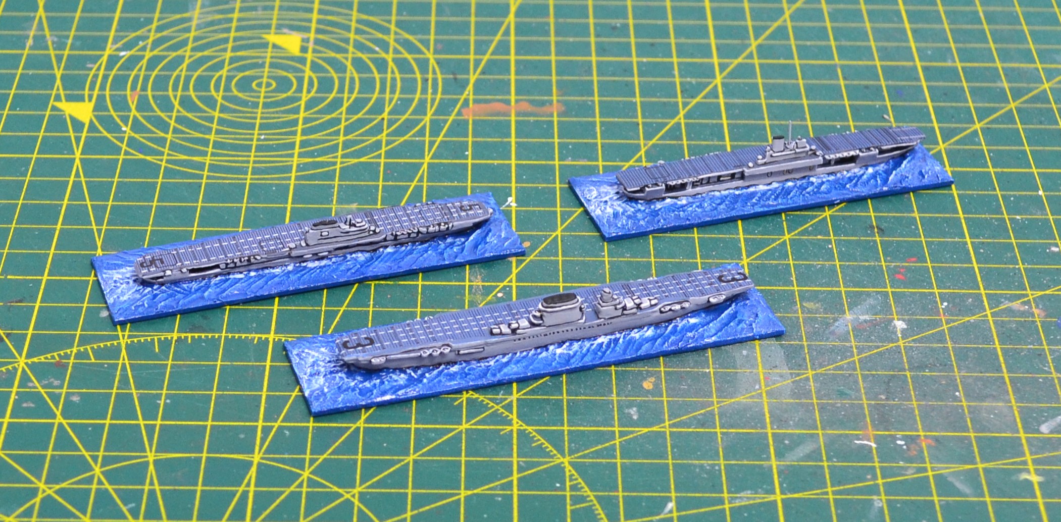 Grymauch's Solo Wargaming Blog : On the Workbench: WW2 Aircraft Carriers