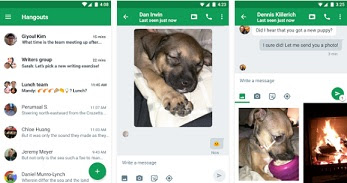 Condividere video su Hangouts per Android