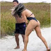 Female MMA fighter attacks man who allegedly exposed himself to her on the beach