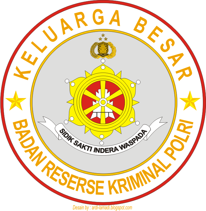  Gambar  Logo Stiker Badan Resesrse Kriminal Bareskrim Polri  