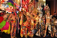 Best in National Costume, Hong Kong with runners up Vietnam and Venezuela