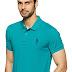 US Polo Association Men's Solid Regular Fit Polo T-shirt