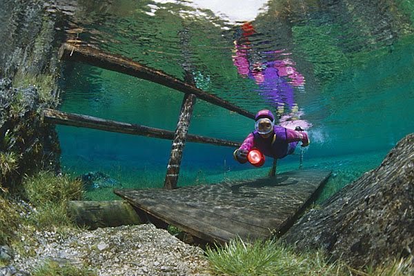 El Grüner See, o Lago Verde, uno de los fenómenos naturales más bellos y curiosos del mundo. 