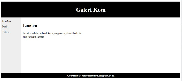 Tutorial HTML Layout