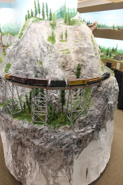 Amazing artworks, Creativity of Skip's layout is the Arcadia and Betsie River RR