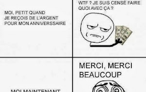 Argent avant VS maintenant