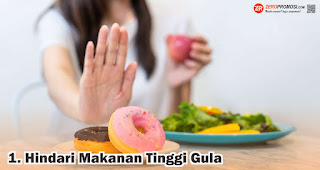 Hindari Makanan Tinggi Gula merupakan salah satu hal yang perlu dihindari saat sahur