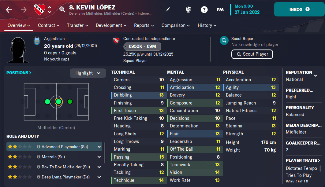 FM23 Kevin Lopez