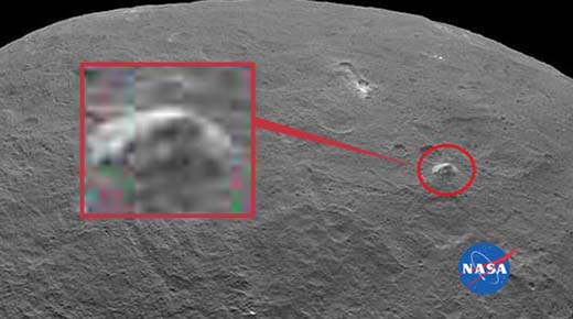 Pirámide gigante en Ceres y un avión espia secreto en la Luna