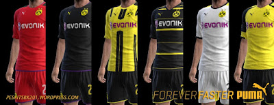 kits Borussia Dortmund 2016/2017 Pes 2013 By BK-201