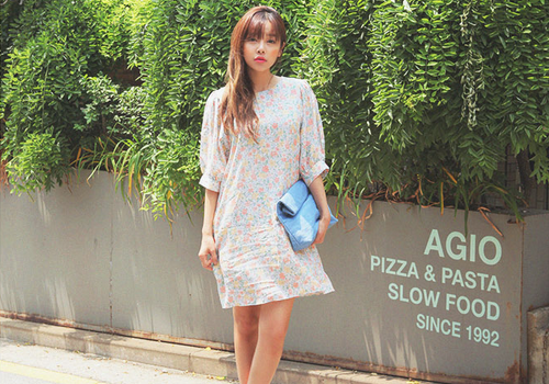 Lovely Pink Floral Dress