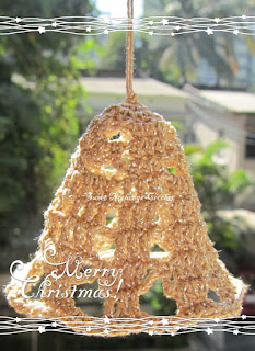 crochet xmas bells