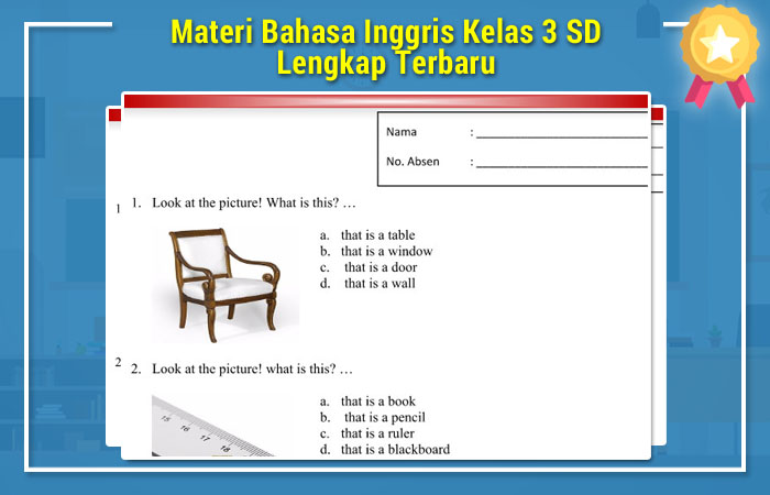 Materi Bahasa Inggris Kelas 3 SD Lengkap Terbaru - Operator Sekolah