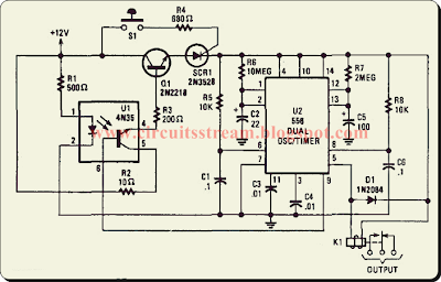 Simple Burglar Alarm Circuit Diagram