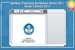 Aplikasi Evaluasi Kurikulum Revisi 2017 Kelas 5 Format Excel