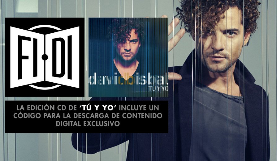David Bisbal Tu y Yo, primera edicion CD viene con FI-DI