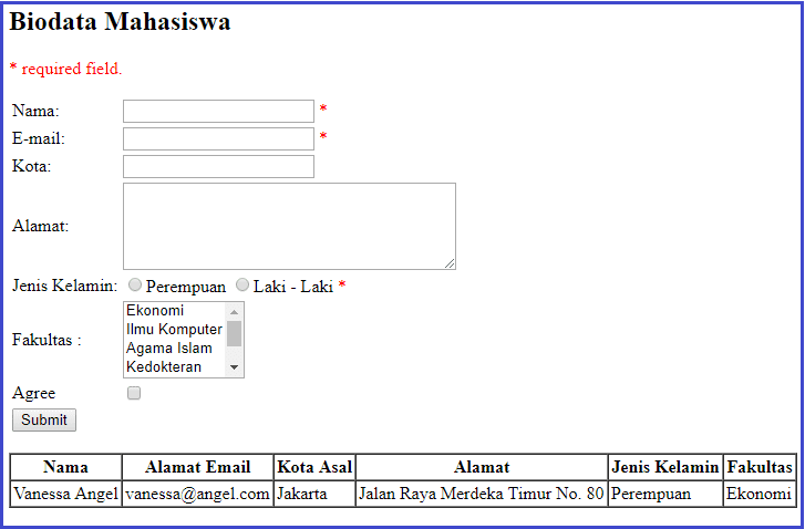 PHP Series : Validasi Form PHP