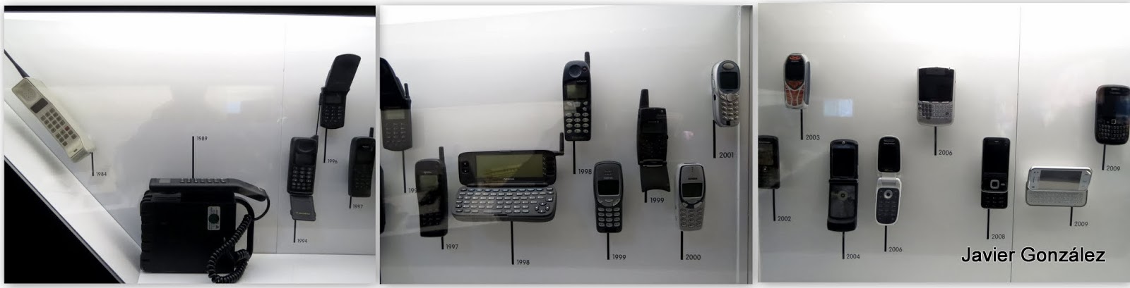 Evolución del teléfono móvil hasta nuestros días Evolution of mobile phone to the present day