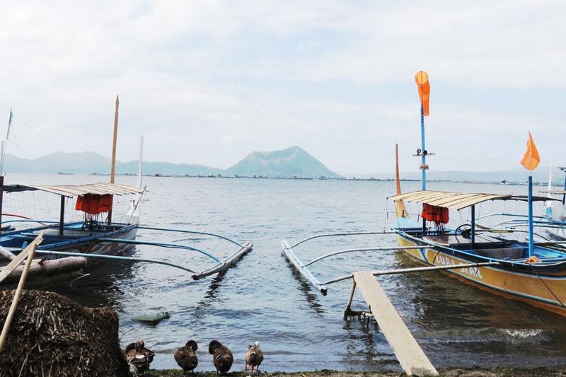 View of Taal Volcano at Talisay Batangas Talisay Batangas