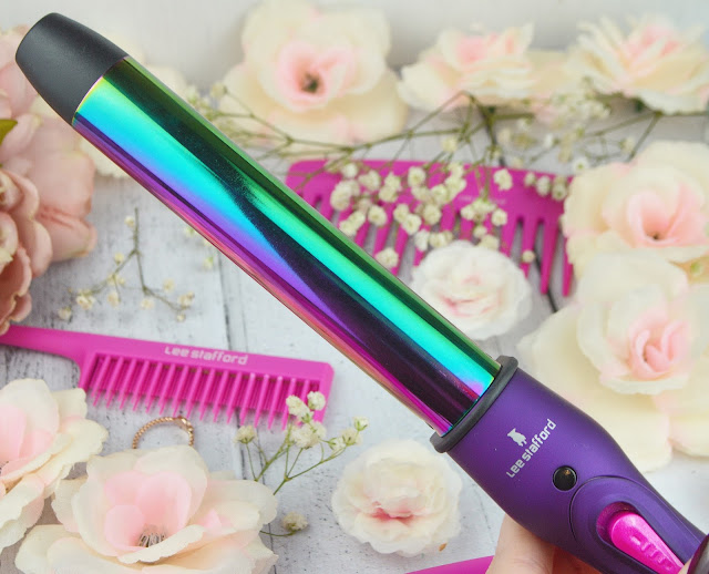 Lee Stafford Rainbow Shine Curling Wand Review, Lovelaughslipstick Blog