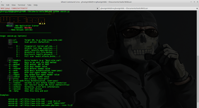 WAScan - Web Application Scanner tested GNU/Linux