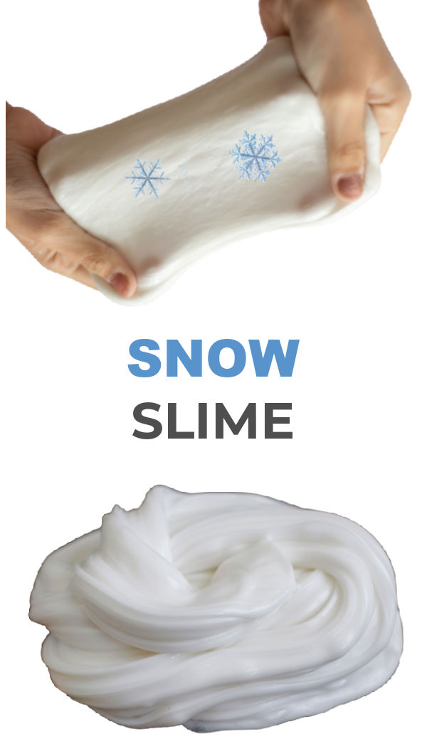 Icy-cold snowman slime recipe for kids winter play #snow #snowslimerecipe #snowmanslime #slimerecipe #slimeforkids #growingajeweledrose