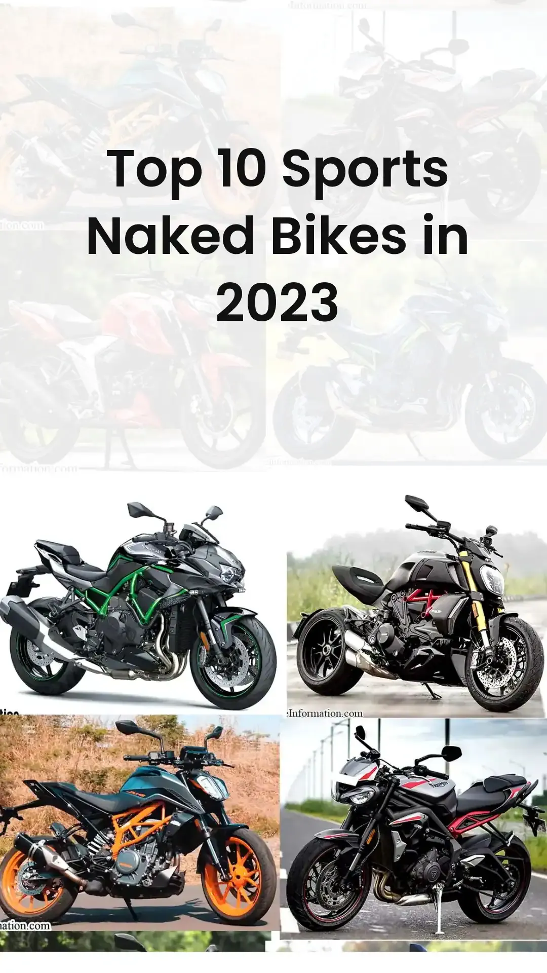 Top 10 Sports Naked Bikes in 2023