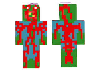 [Skins] Minecraft X Treeeme Bloody Zombie Skin