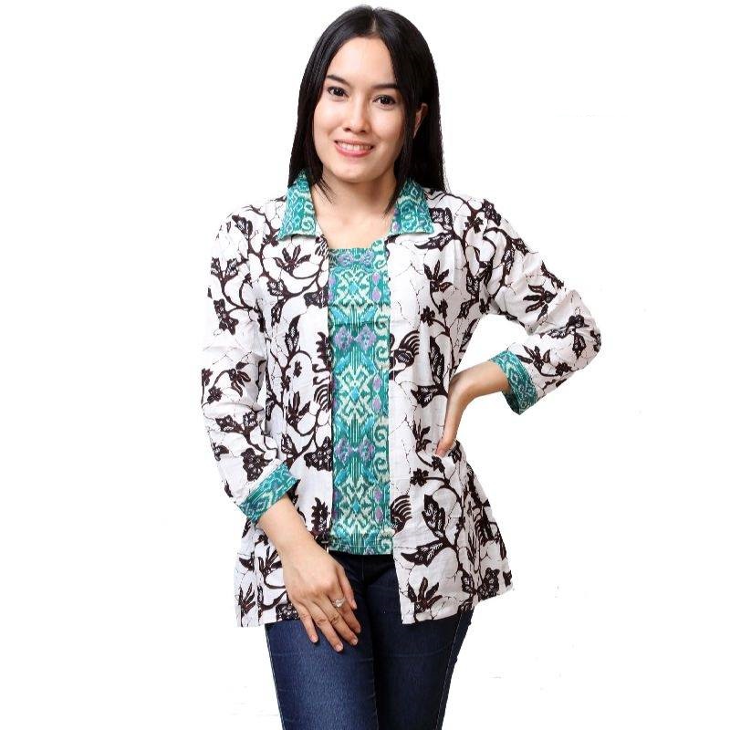 10 Model Baju  Batik Kantor  Terpopuler 1000 Model Baju  