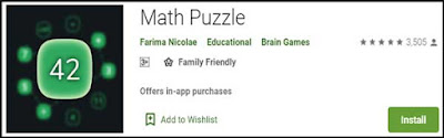 لعبة Math Puzzle