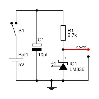 Voltaje de referencia casero hecho con el LM336.