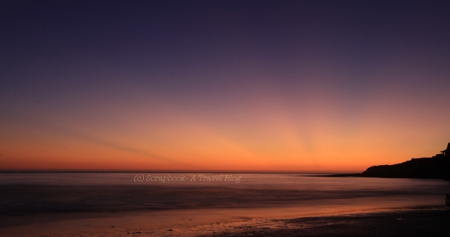 Sunset Natural Bridges state beach