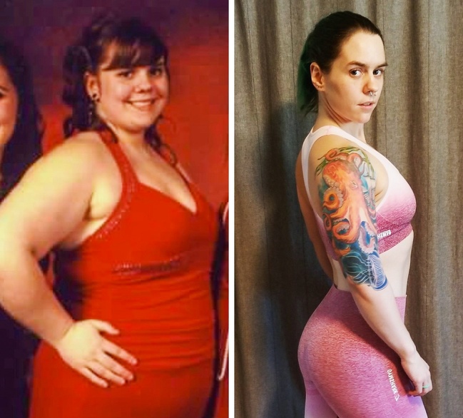 21 Before And After Photos Of People Who Managed To Lose Weight and Begin A Brand New Life - It took six long years for this woman to get rid of an extra 100lb.