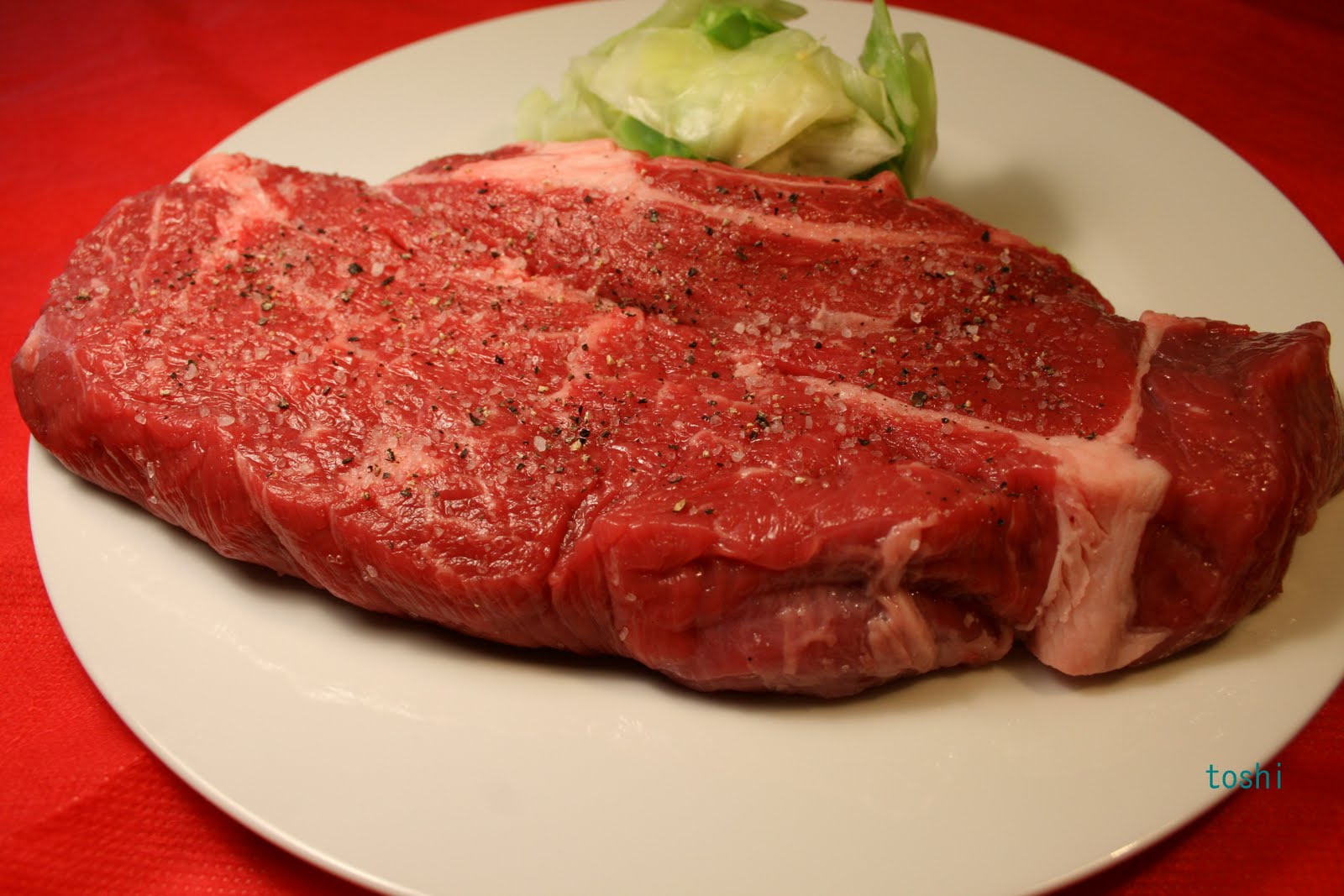 わがままシェフの奮闘記 アメリカ産牛肩ロース肉のステーキ