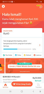 Beranda FLIP - Cara Transfer ke Bank Lain Tanpa Biaya Admin