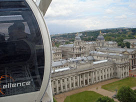 Greenwich Wheel view