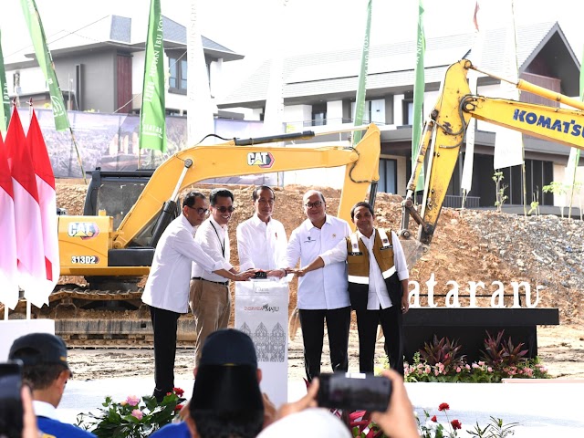 Presiden Jokowi Groundbreaking Teras Hutan Kota IKN, Optimis Tarik Investasi Baru 