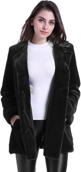Vintage Faux Fur Jackets Coats for Women