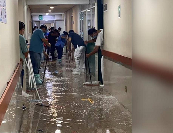 IMSS pagará a afectados por fallecido por la inundación de hospital