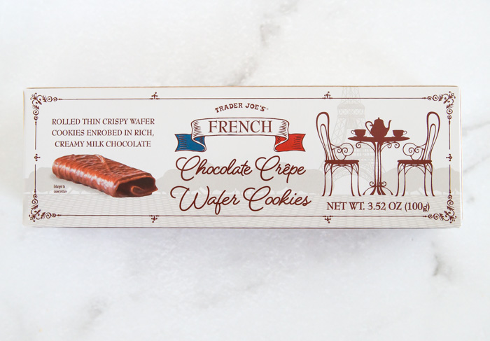 Trader Joe's French Chocolate Crepe Wafer Cookies package