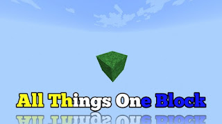 All Things One Block Bedrock Minecraft Map