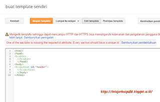 Tutorial membuat template blog sendiri dari awal