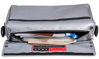 This Stuff Is Fireproof And Waterproof Small Briefcase For Valuables, Can Protect From Heat Up To 1,200-Fahrenheit