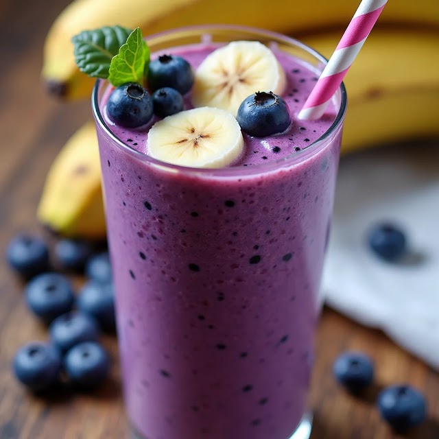 Delicious Blueberry Banana Smoothie