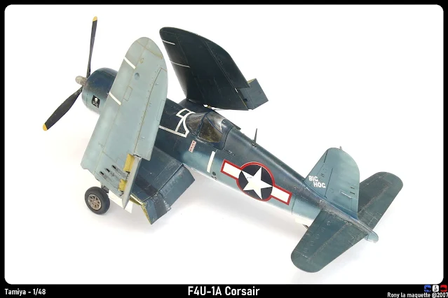 Maquette du F4U-1A  Corsair de Tamiya 1/48.