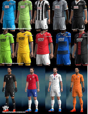 PES 2013 Update Kits 2015-16 (FK Partizan, AZ Alkmar, Costa Rica) by Syirojuddin