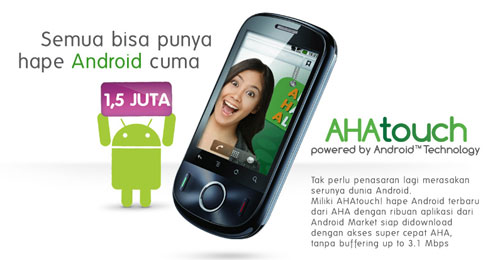 Review AHA TOUCH, Ponsel Android Murah Dan Lengkap