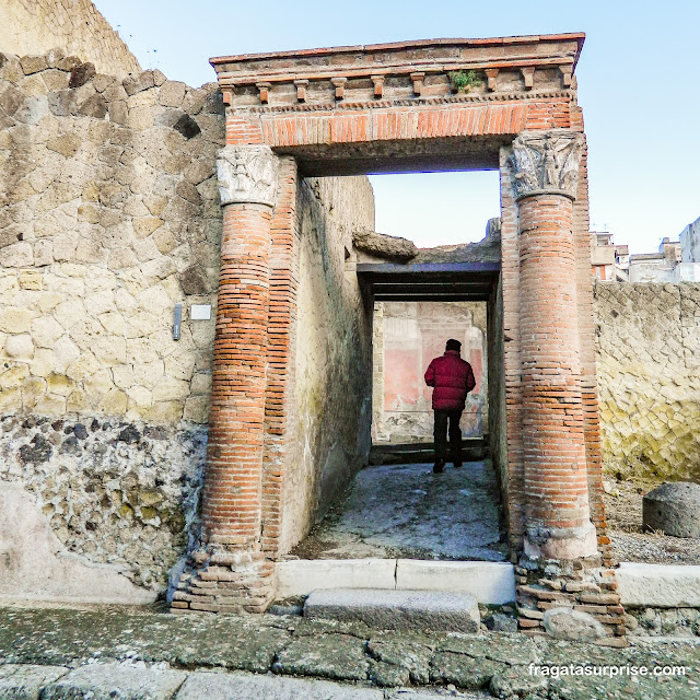 Sítio Arqueológico de Herculano na Itália