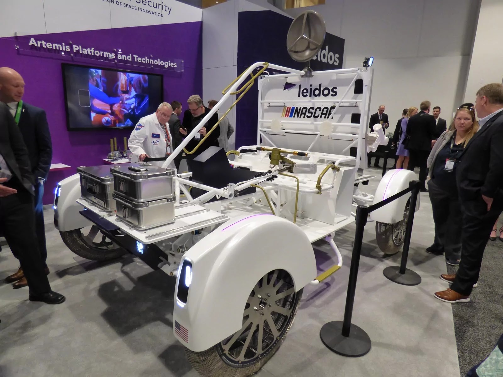 Leidos and NASCAR Collaborate on Artemis Lunar Rover
