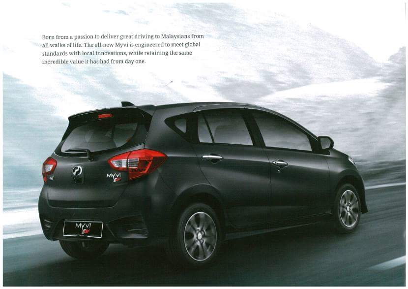 Perodua Myvi Brochure 2018 - Nice Info d